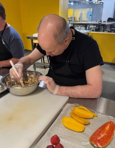 We enjoyed cooking our Brazillian breakfast and smoothie with Dana through Westminster Rec!