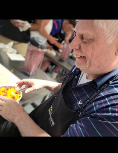 We enjoyed cooking our Brazillian breakfast and smoothie with Dana through Westminster Rec!