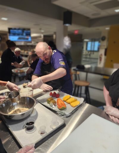 We enjoyed cooking our Brazillian breakfast and smoothie with Dana through Westminster Rec!
