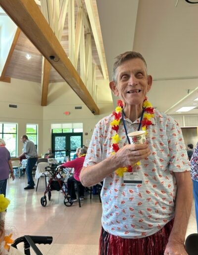 Having fun at the Luau!